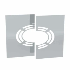 Abdeckblende 31° - 45° Hinterlüftet, Zweiteilig Für Der PROFI Edelstahl