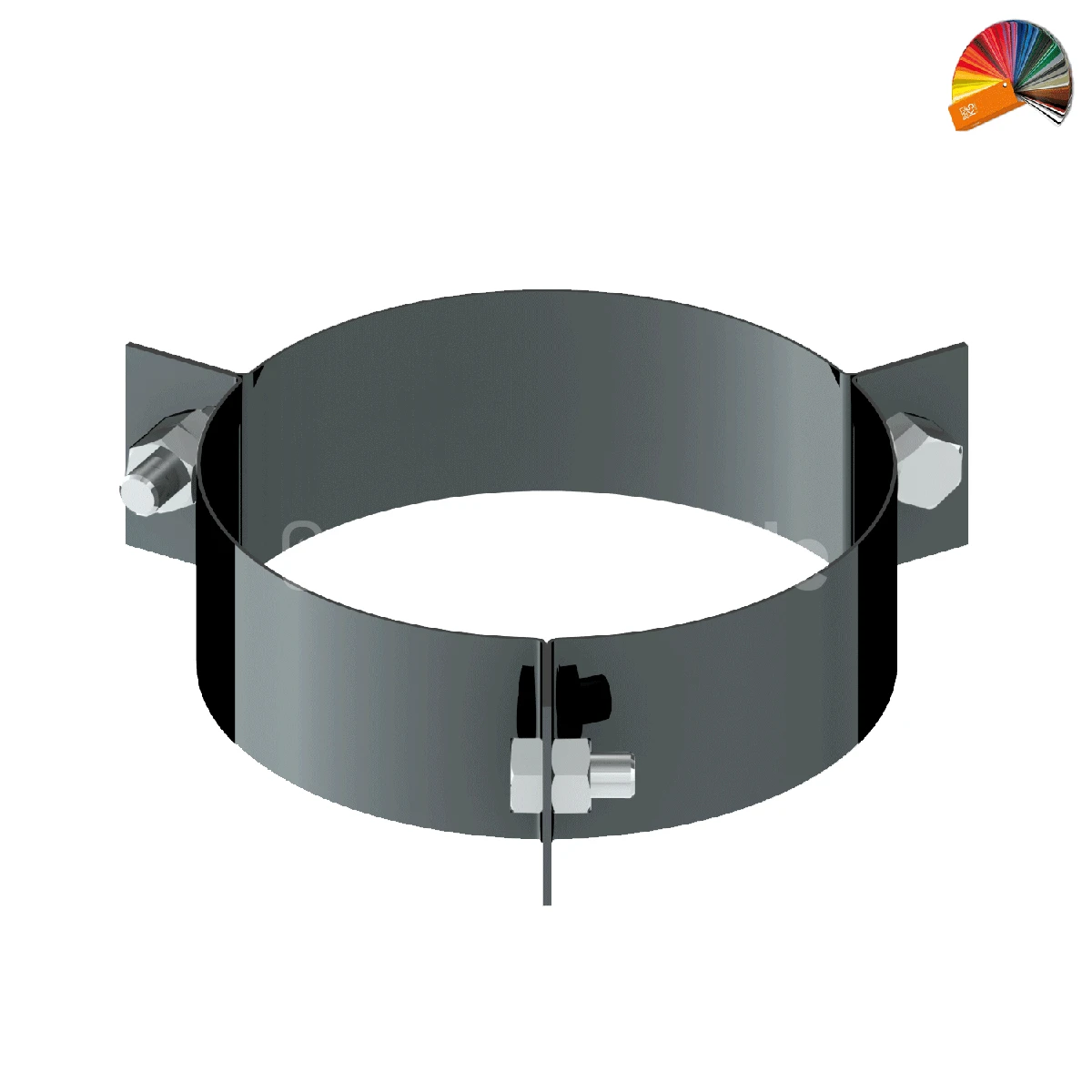 Abspannschelle 3-Punkt Für Der PROFI Farbig Pulverbeschichtet 3 Abspannschelle 3-Punkt Für Der PROFI Farbig Pulverbeschichtet