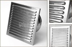 Außenluftgitter Edelstahl