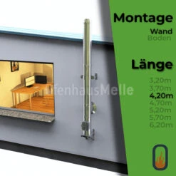 Edelstahlschornstein Bausatz Doppelwandig Der GÜNSTIGE 4,20 M