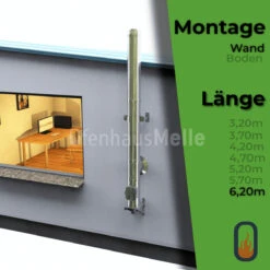 Edelstahlschornstein Bausatz Doppelwandig Der GÜNSTIGE 6,20 M