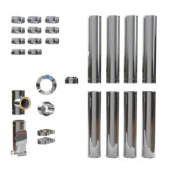 Edelstahlschornstein Bausatz Doppelwandig Der GÜNSTIGE 9,20 M 5 Edelstahlschornstein Bausatz Doppelwandig Der GÜNSTIGE 9,20 M -Heizgeräte Verkauf edelstahlschornstein bausatz doppelwandig der guenstige 920 m2