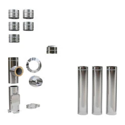 Edelstahlschornstein Bausatz Doppelwandig Der PROFI 4,30 M 5 Edelstahlschornstein Bausatz Doppelwandig Der PROFI 4,30 M -Heizgeräte Verkauf edelstahlschornstein bausatz doppelwandig der profi 430 m2