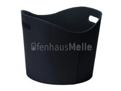 Holzkorb Imitiertes Leder, H:310 Ø390mm