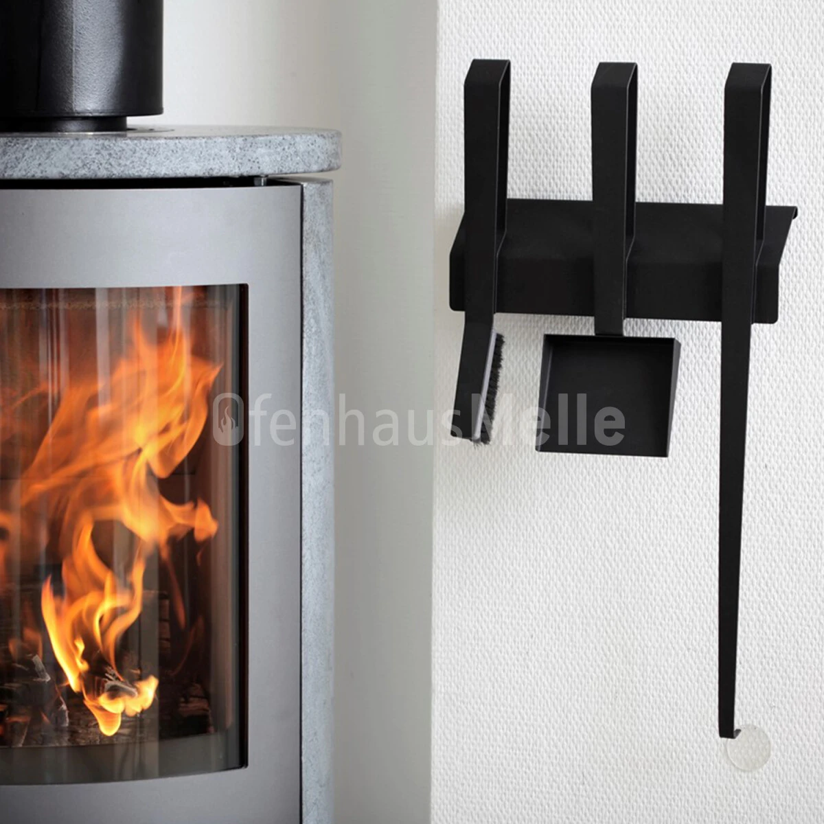 Kaminbesteck Edge 3 Wandmontage TermaTech 4 Kaminbesteck Edge 3 Wandmontage TermaTech – Bild 2