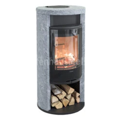 Kaminofen Contura 620TG Glastür Schwarz Speckstein