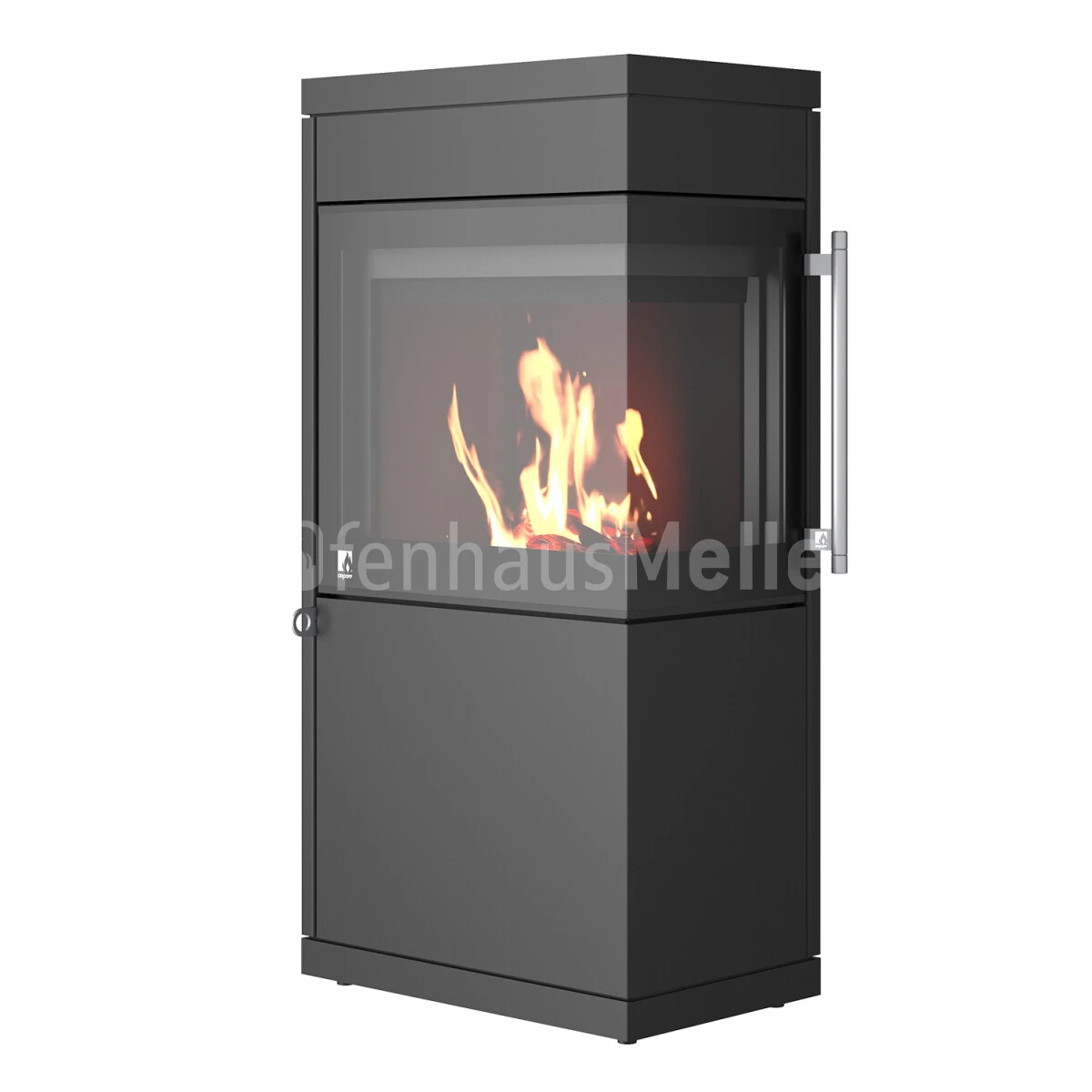 Kaminofen Drooff LIVERA PANORAMA M Schwarz 3 Kaminofen Drooff LIVERA PANORAMA M Schwarz