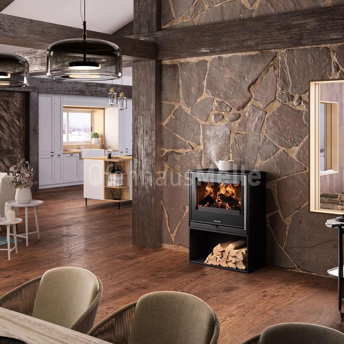 Kaminofen Oranier Ziva Cook 4 Kaminofen Oranier Ziva Cook – Bild 2