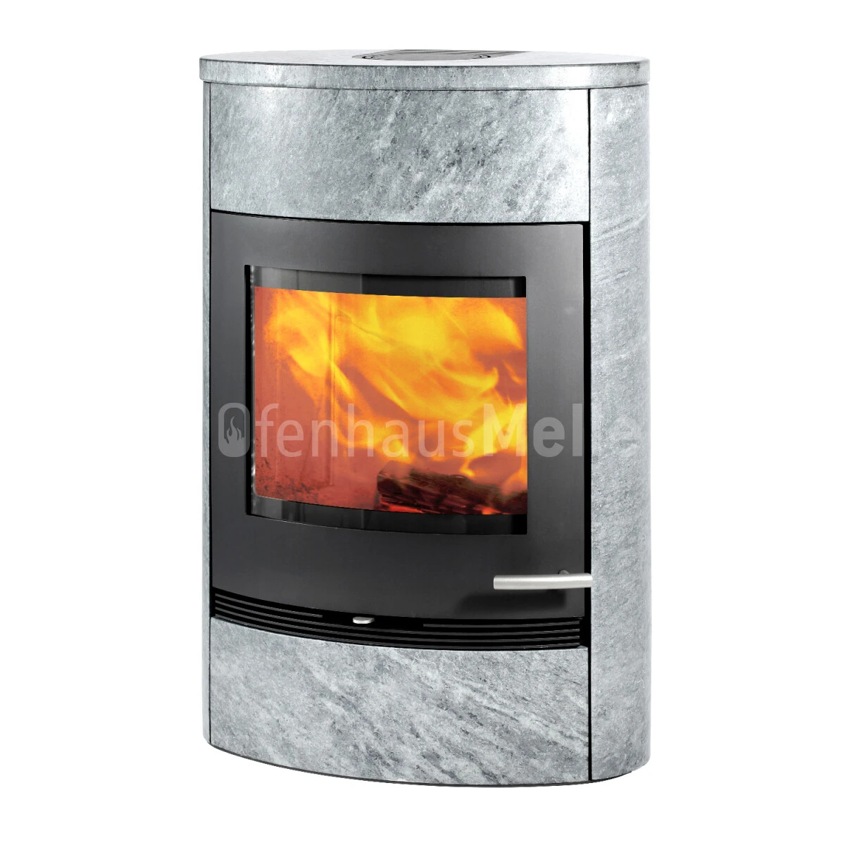 Kaminofen TermaTech TT22HST Speckstein Schwarz 3 Kaminofen TermaTech TT22HST Speckstein Schwarz