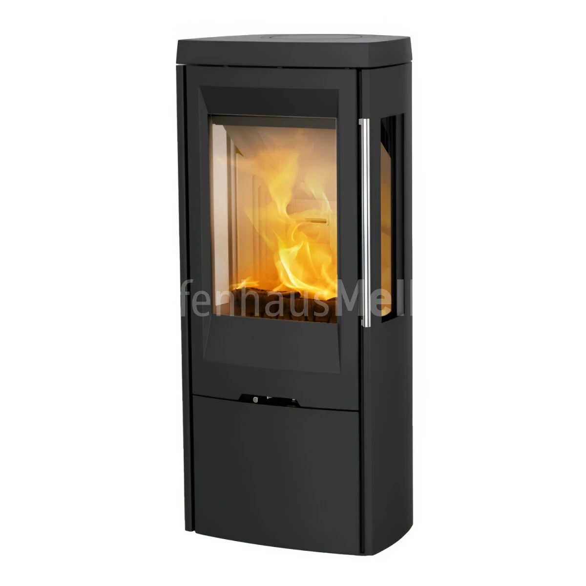 Kaminofen TermaTech TT30G Stahl Schwarz 3 Kaminofen TermaTech TT30G Stahl Schwarz