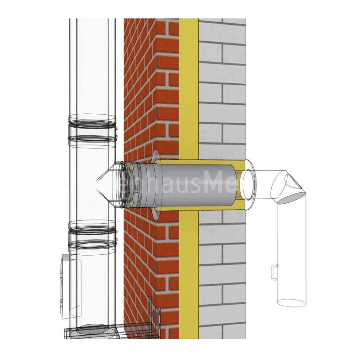 Längenelement 500 Mm Kürzbar, Inkl. Wandfutter Der PROFI Kupfer 4 Längenelement 500 Mm Kürzbar, Inkl. Wandfutter Der PROFI Kupfer – Bild 2