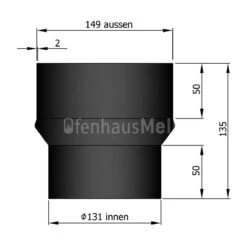 Ofenrohr Erweiterung