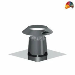 Pappdacheindichtung Mit Edelstahlflansch RAL Pulverbeschichtet