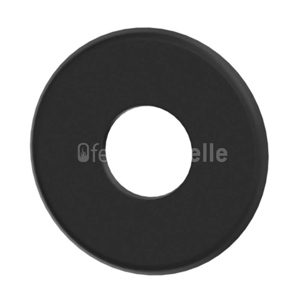 Pelletrohr SlimLine Rosette 70mm Schwarz 3 Pelletrohr SlimLine Rosette 70mm Schwarz