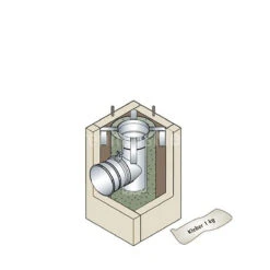 Rauchgasanschluss 1/2m Zu Leichtbauschornstein