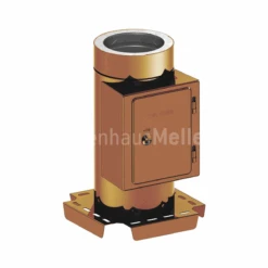 Reinigungselement Mit Tür Und Integr. Grundplatte Mit Tür Der PROFI Kupfer