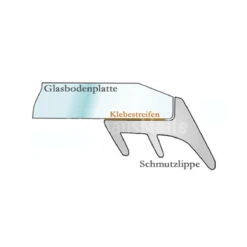 Schmutzlippe Für Glasbodenplatte