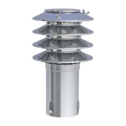 Schornsteinaufsatz HUBO Mit Einschub Edelstahl