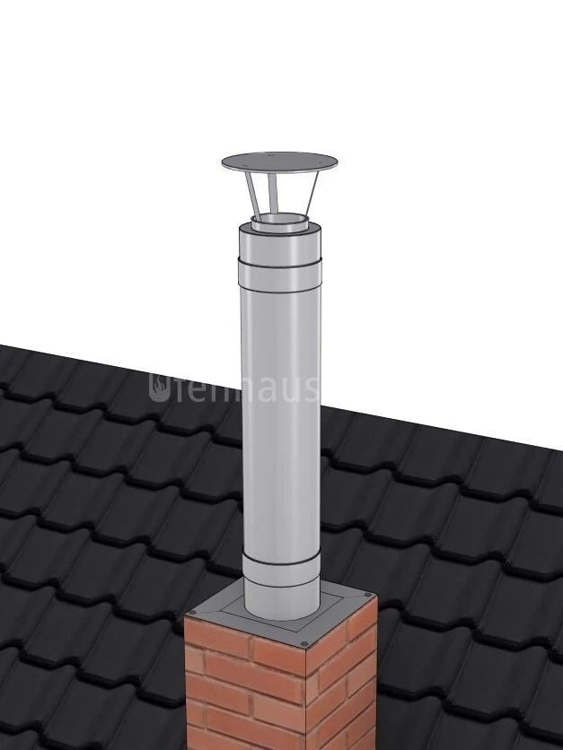 Schornsteinverlängerung Mit Regenhaube Der GÜNSTIGE 3 Schornsteinverlängerung Mit Regenhaube Der GÜNSTIGE