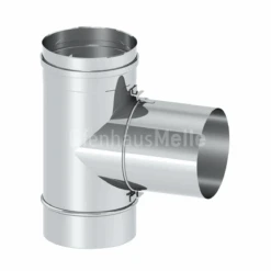 T-Anschluss T-Klix 90° Inkl. Anschlussteil EW Edelstahl