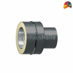 Übergang Ew-dw Mit Integriertem Wandfutter Gerade Für Der PROFI Farbig Pulverbeschichtet