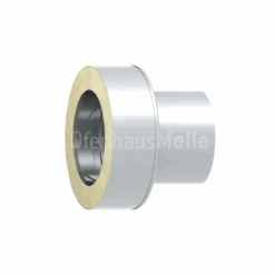 Verbindungskupplung DW-DESIGN Edelstahl Matt Geschliffen