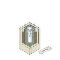 Verlängerung 1/2m Zu Leichtbauschornstein