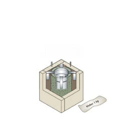 Verlängerung 1/4m Zu Leichtbauschornstein