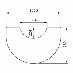 Vorlegeplatte Glas 6mm Zu Contura 620Style / 620T / 690T