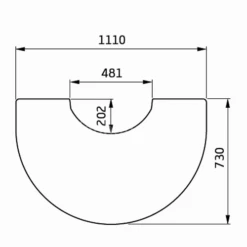 Vorlegeplatte Glas 6mm Zu Contura Alle 500er / 610Style / 690Style