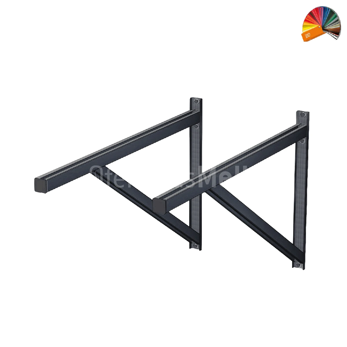 Wandkonsole Edelstahl Farbig Pulverbeschichtet 7 Wandkonsole Edelstahl Farbig Pulverbeschichtet – Bild 5