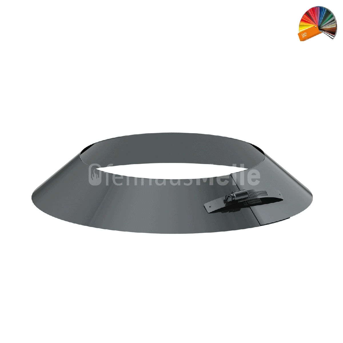 Wetterkragen Für Der PROFI Farbig Pulverbeschichtet 3 Wetterkragen Für Der PROFI Farbig Pulverbeschichtet