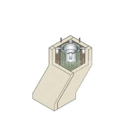 Winkel Set 30° Zu Leichtbauschornstein